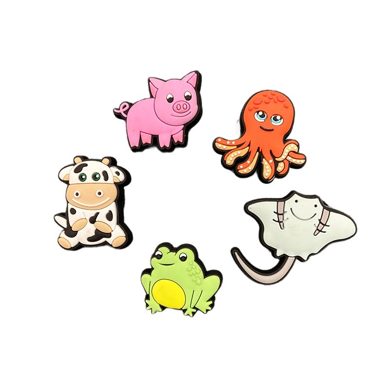 新しい下駄花シリコーン靴バックルソフト接着剤 diy 靴アクセサリー取り外し可能なアクセサリー工場卸売モール同じスタイル