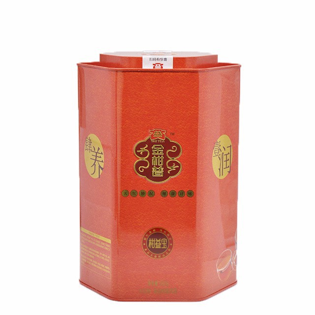 TAETEA 茶叶 大红柑 普洱茶 金柑普 柑益宝 一罐500克