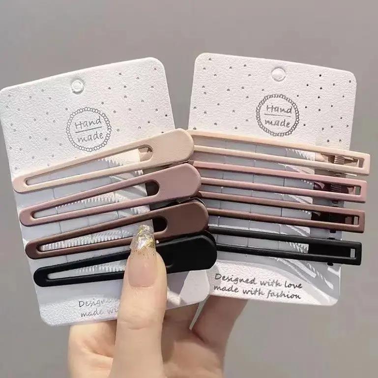 头饰鸭嘴夹大号刘海夹前额发夹侧边碎发一字后脑勺女夏季发饰发卡 3