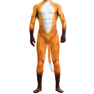animal cos costumes 3D printed animal lovers one-piece tights