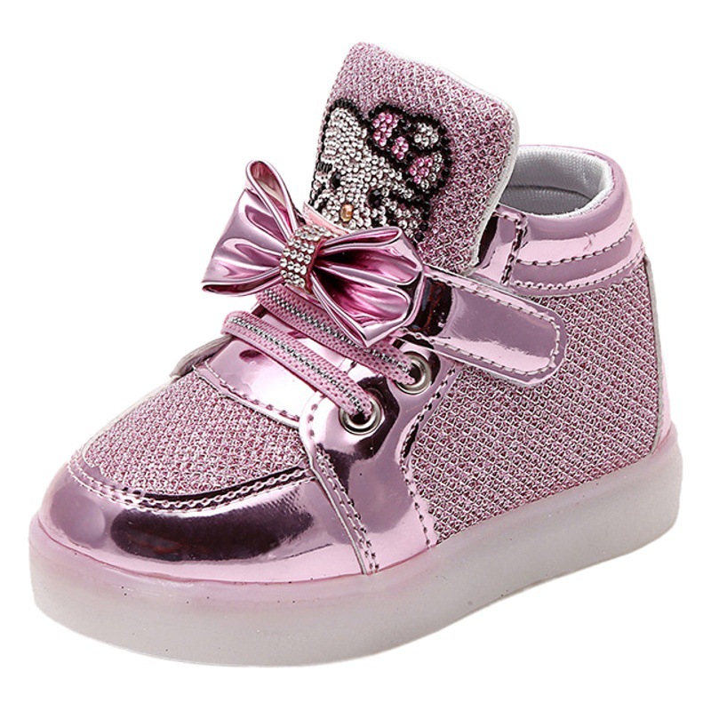 2019 Autumn New Model Exported Light-Up Children's Shoes, Boys and Girls Sports Glowing Shoes, Korean Version Led Flashing Shoes, Low-Top