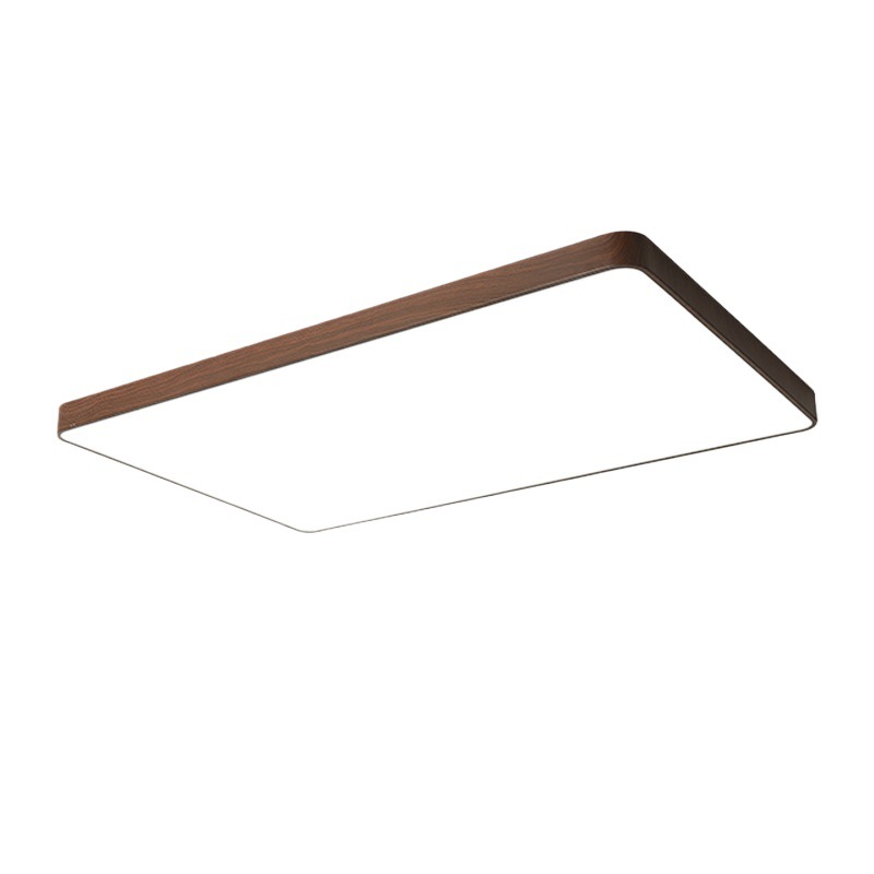 Luz de techo inteligente de protección de ojos de espectro completo, lámpara de salón de nuez, sala de estar, sala de estudio, comedor, balcón, dormitorio, nueva lámpara de casa