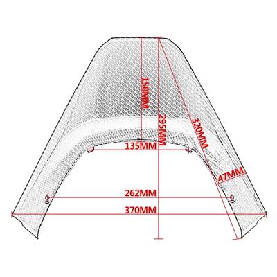 Tail Light Upper Cover Rear | Motorcycle frame