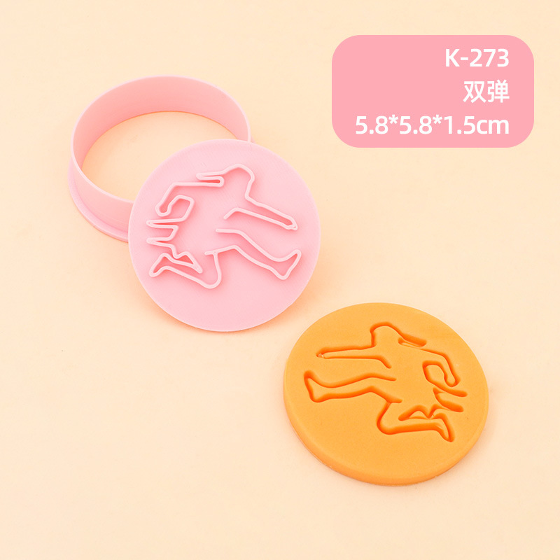 Juego de Moldes para Galletas 3D Personajes de Anime de Plástico para Repostería image 44
