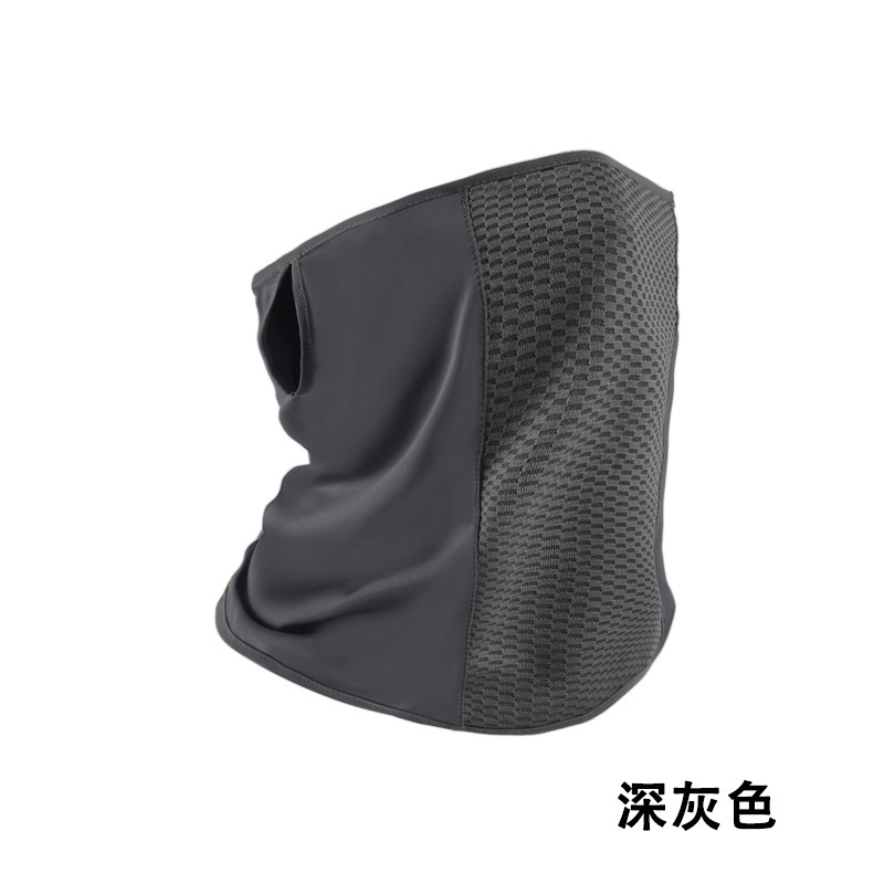 スポーツ日焼け止めマスク女性の夏のアイスシルクネックカバー男性ゴルフ薄型通気性屋外抗 UV サイクリングマスク|undefined