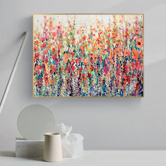 北歐小清新花卉帆布畫家居客廳臥室背景牆掛畫內框畫裝飾畫批發