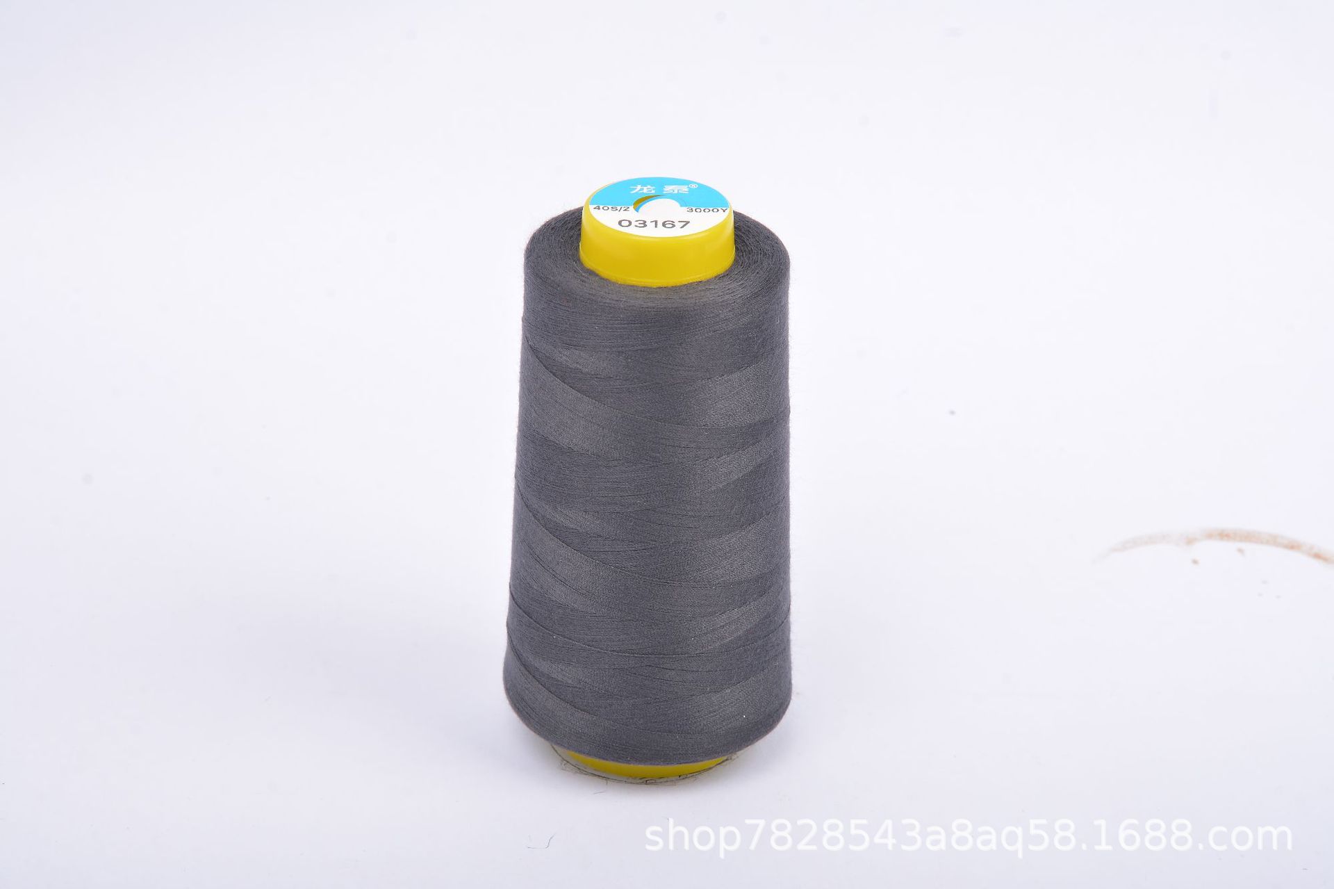 402 Liu Qing 3000 yardas línea de costura gris línea especial de fábrica de ropa línea de máquina de coser de alta velocidad