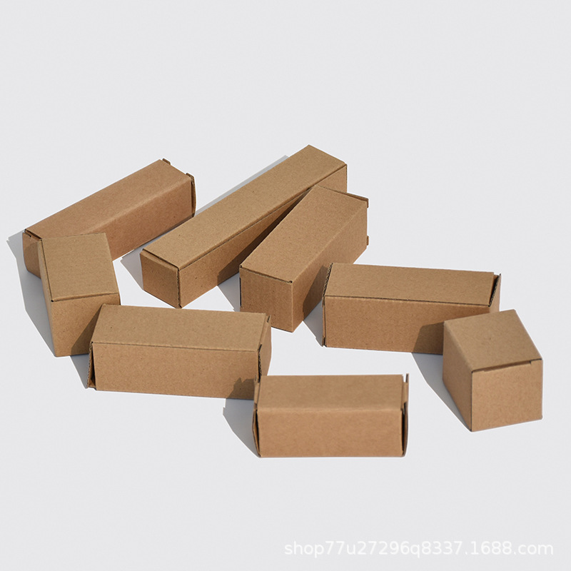 牛皮瓦楞盒现货批发彩印盒子通用户外卡式炉气罐包装原色打包盒