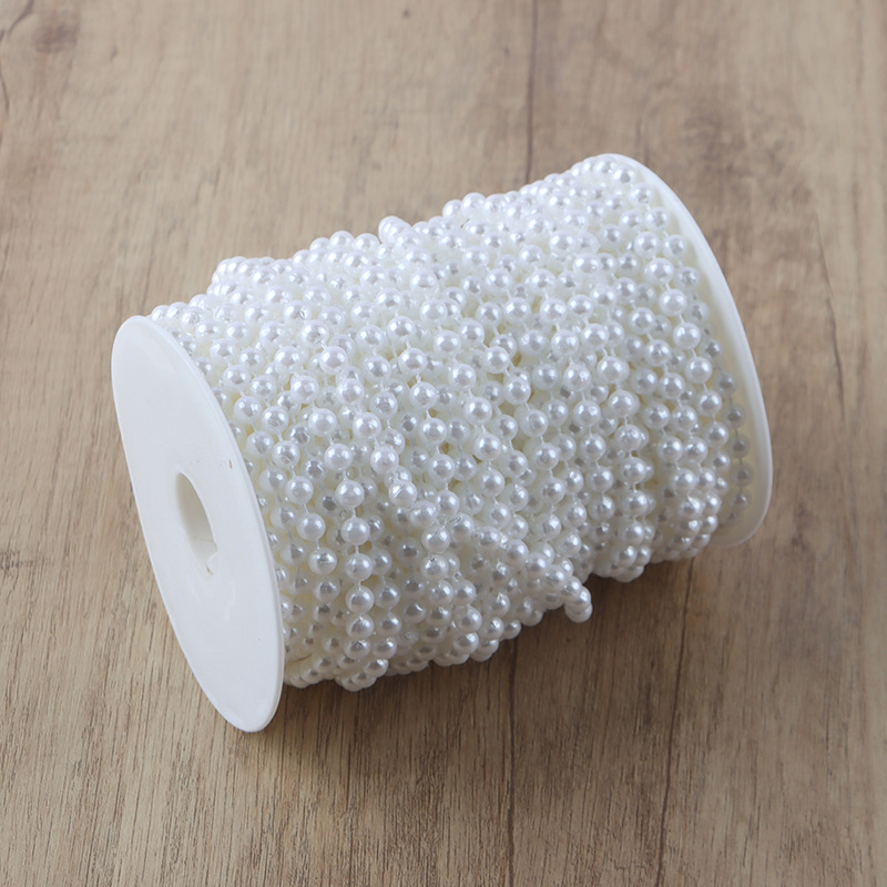 Yongxiang Flower Art Pearl Chain Material de embalaje de flores Ramo redondo Decoración Cadena de perlas Fabricante Precio al por mayor Asequible