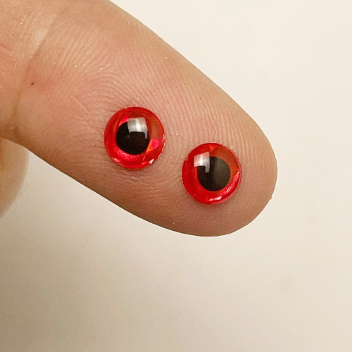 Factory Direct Supply High Transparency Crystal Drop Cast 3D Fish Eye Rainbow Laser Film Fish Eye 3D Simulation Fish Eye Sticker