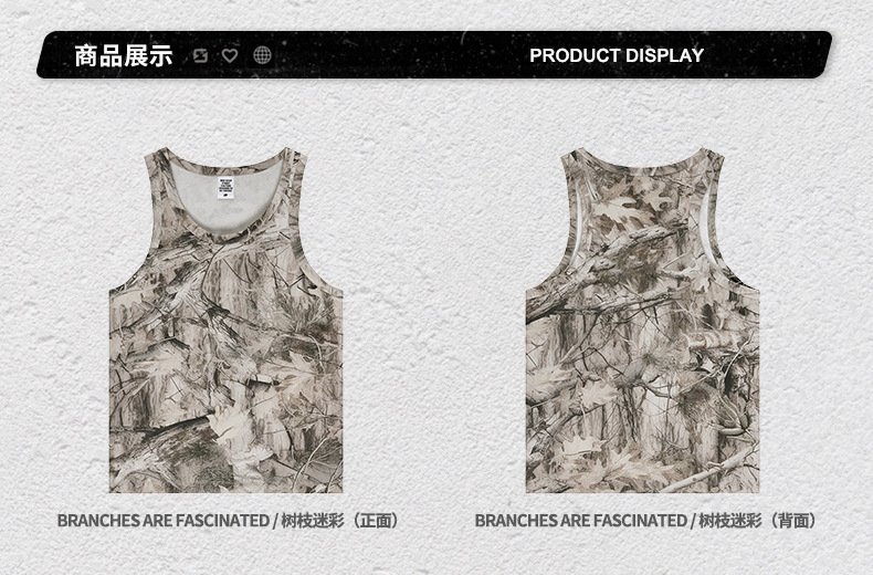 Marca de moda de hombre de verano Europa y América al aire libre camuflaje de mangas cortas chaleco de camiseta delgada cabina pantalones cortos pareja set hombre y mujer image 10