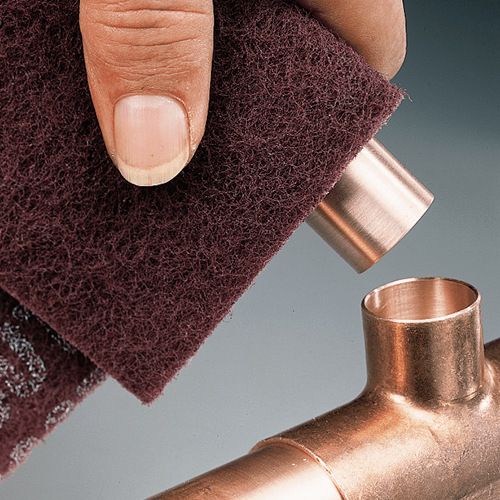 3M7447打磨片去锈去毛刺不锈钢专用抛光布清洁包邮工业百洁布去污