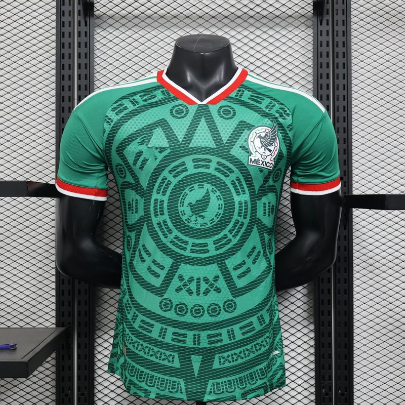 2526 プレーヤーバージョン中国メキシコ代表チームクラブサッカーユニフォーム夏のスポーツウェア半袖日焼け止め長袖|undefined