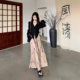 New Chinese Style National Style Culottes 2025 Summer New Cold Style High-end Sense Loose Wide-leg Pants Korean Style Casual Pants for Women