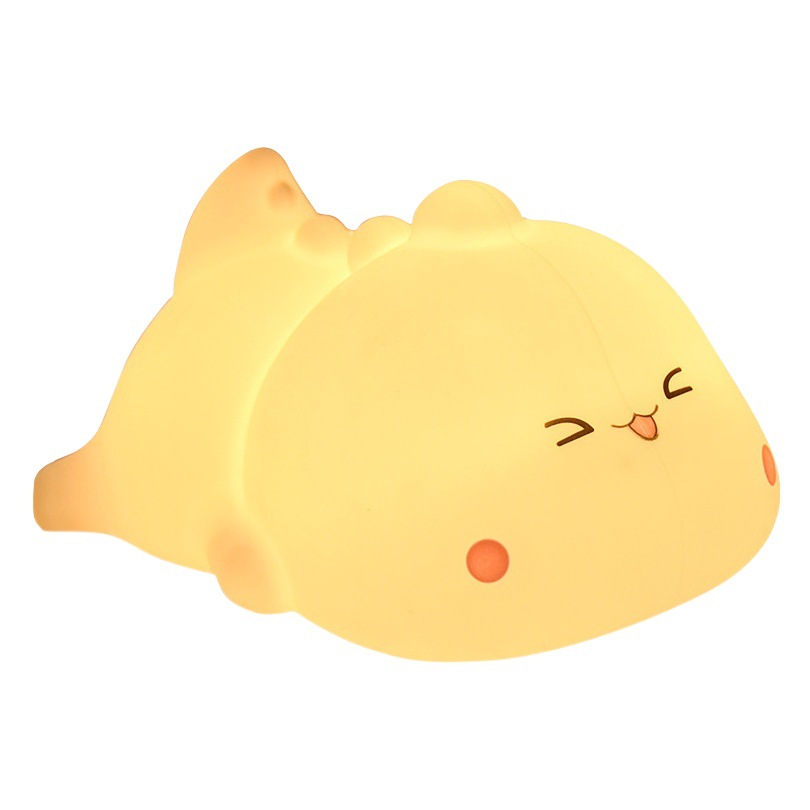 Inteligente creativo neto rojo noche luz hogar protección para los ojos niños USB silicona Pat luz actividad regalo al por mayor