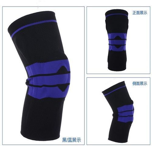 Knit sport warm meniscus cycling patella knee pad wholesale fitness running basketball silicone knee guard