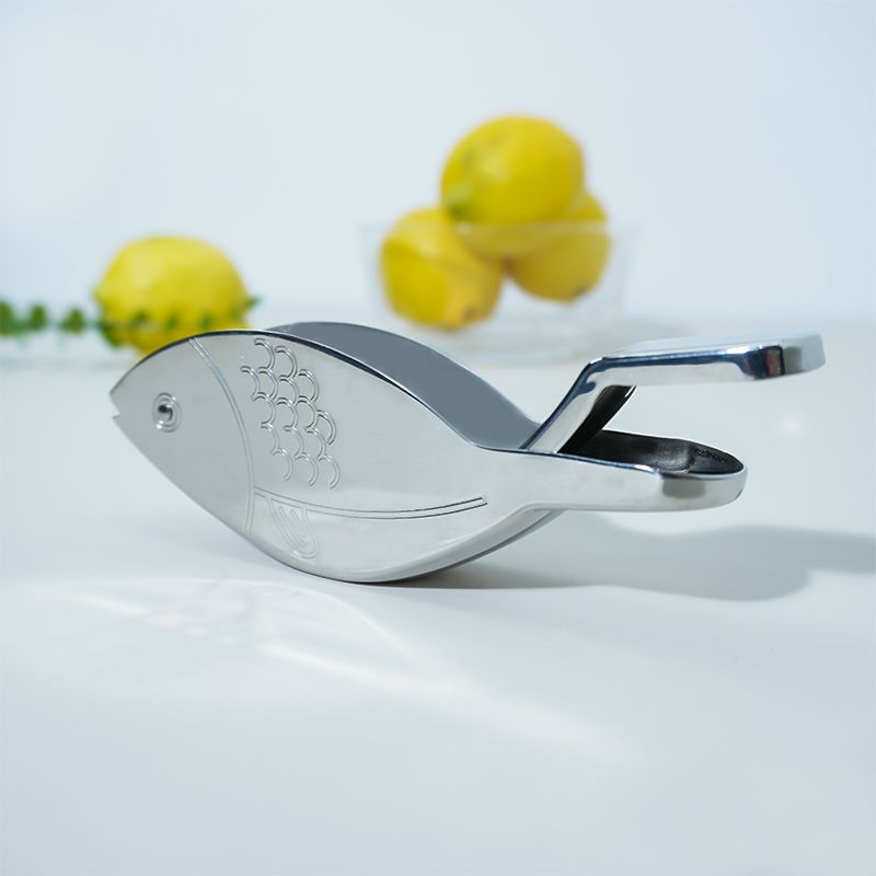 304 Stainless Steel Juicer Fish-Shaped Lemon Juicer Household Manual Fruit Juicer Lemon Tea Maker