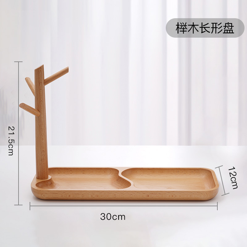 Entrada llave de entrada bandeja de almacenamiento creativo rama colgante de almacenamiento escritorio decoración puerta buscando llave artefacto