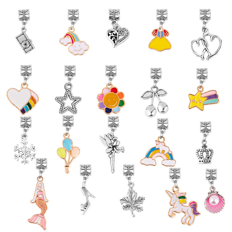 310g Weight Pendant, Beads, Chain Jewelry Making Type 16cm Jewelry Making Size Bracelets, Jewelry Accessories Classification 1 Set Quantity Alloy Material Letter, Star, Heart Shape Pattern Cute, Sweet Style 1 Set 16cm Alloy Letter Star Heart Shape Pendant Beads Chain 1
