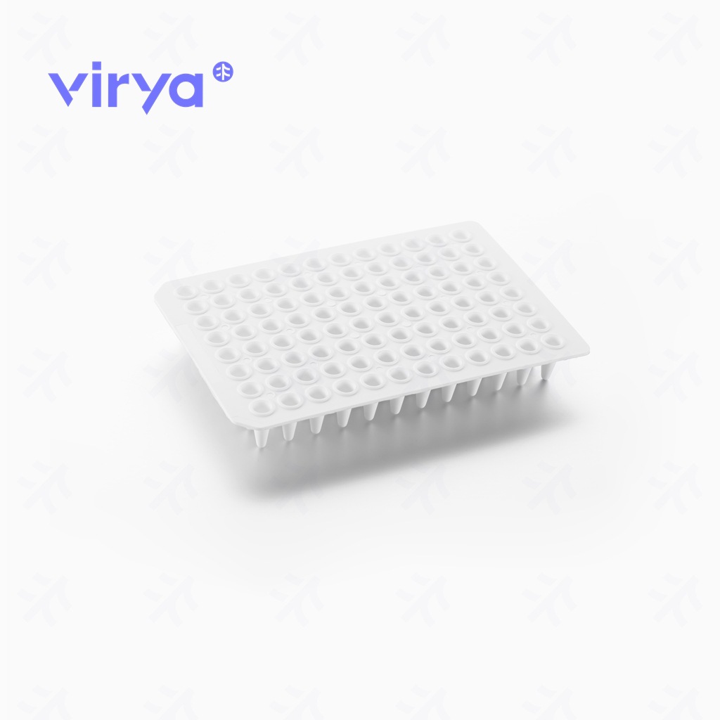 virya 0.2mlPCR板 96孔无裙边透明板3321201