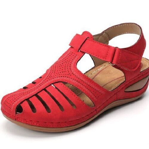 Large size sandals, women's new comfortable Roman style sandals, round head hole sandals, women's shoes