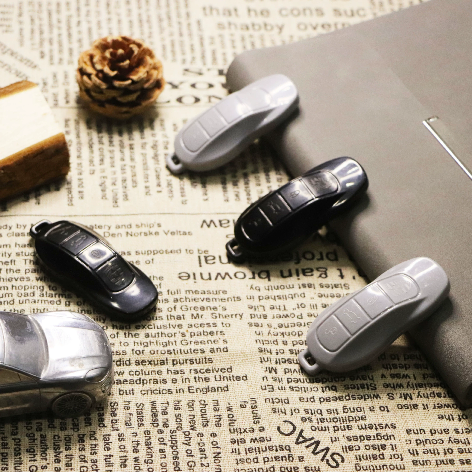 Мини-Автомобильный ключ художественный нож мультфильм резак для бумаги офисный конверт милый резак для бумаги с отверстием инструмент для распаковки