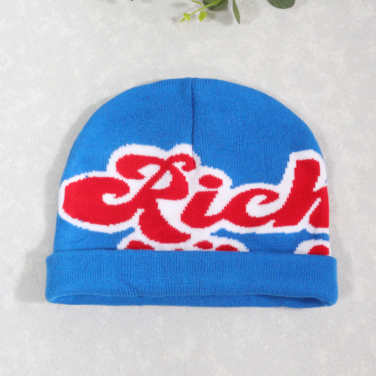 Unisex Strickmütze Alphabet Strickmütze warme Strickmütze_voghion.com