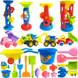 玩儿沙子玩具小男孩沙滩套装宝宝室内玩沙车沙漏工具海边室内铲子