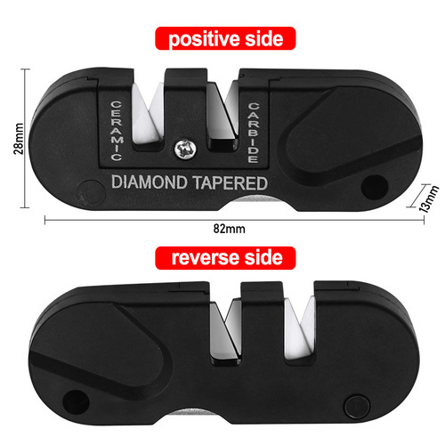 Outdoor multi-purpose tungsten steel knife sharpener, quick knife sharpener, sharpening stick, portable sharpening tool sharpening stick