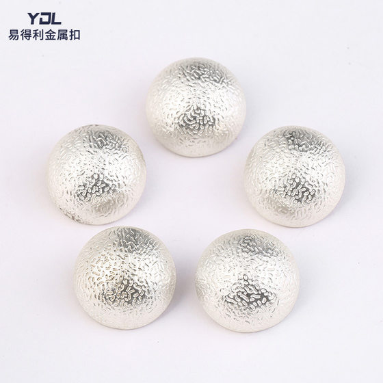 Retro arched semicircle mushroom button DIY shirt coat coat hand stitched button shoe hat decorative metal buckle wholesale
