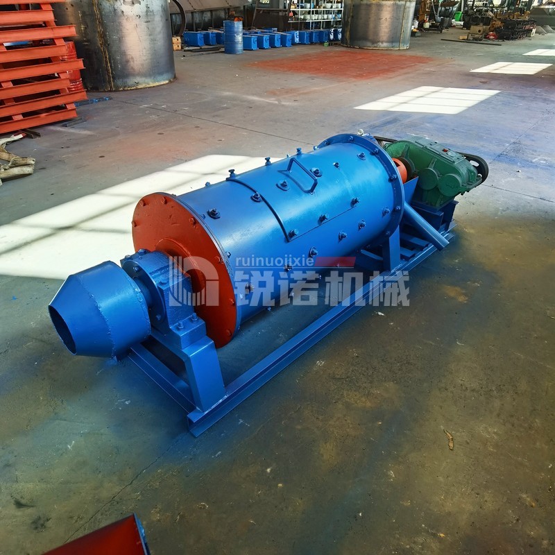 小型球磨机干湿两用炉渣石英砂金属物料研磨QMG0612棒磨式制砂机