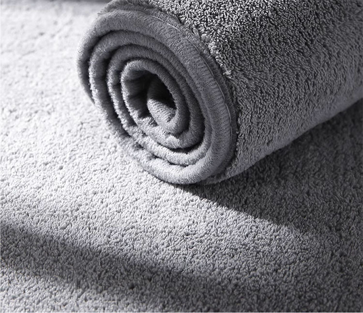 Double-layer coral fleece towel, grey thickened absorbent car towel, soft and not prone to shedding, car wash towel, home cleaning pic 36