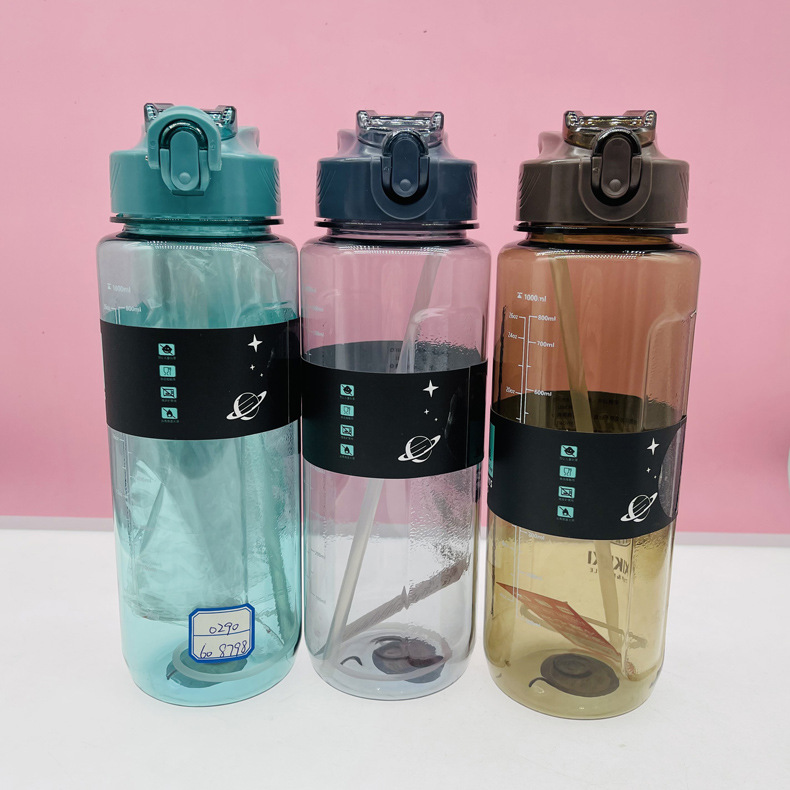 Youyun 0290 nueva TAZA ROJA neta taza de plástico taza de consumo directo taza de 800ml portátil Ton taza portátil estudiante espacio taza