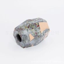 蜡烛水磨石烛台创意简约泥塑工艺品装饰品摆件厂家直销