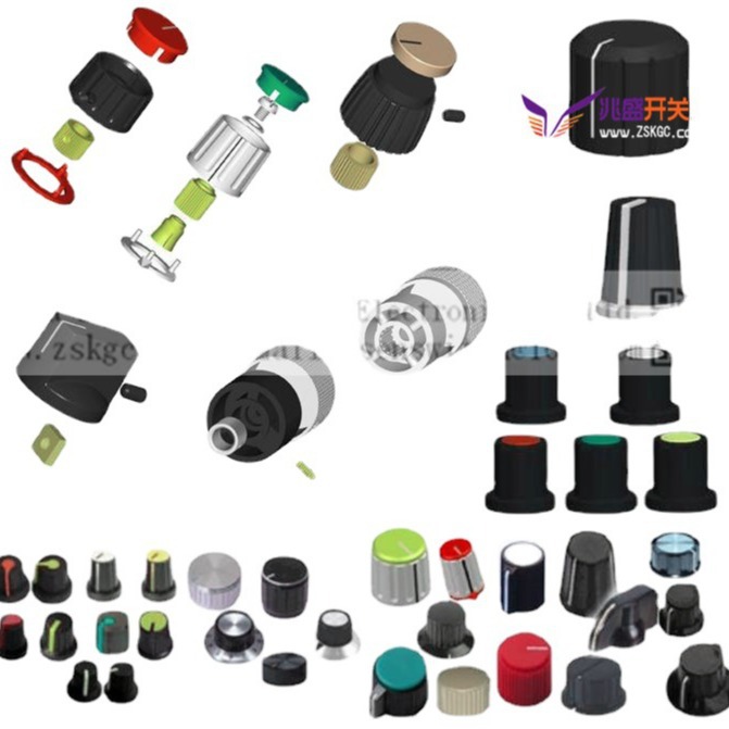 定时器旋钮帽子/烤箱旋钮帽/烤炉旋钮帽/不锈钢旋钮帽/铝合金旋钮