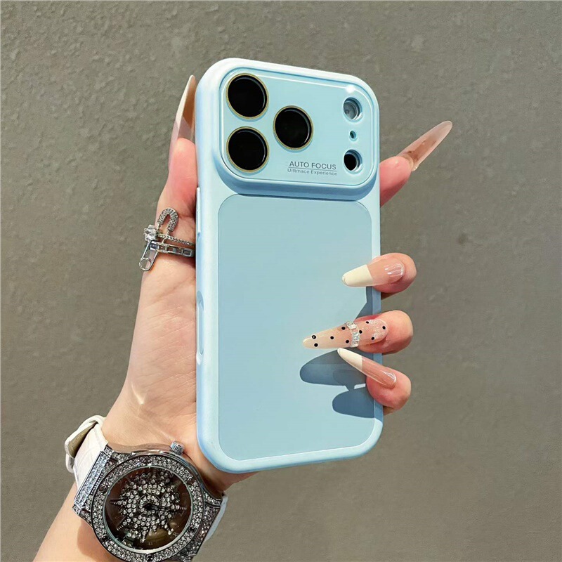 Solid Color Case with Large Window Design Suitable for iPhone 17 Pro Max, Full Coverage for Apple 16, Shockproof for 15, 14, 13 Solid Color Case with Large Window Design Suitable for iPhone 17 Pro Max, Full Coverage for Apple 16, Shockproof for 15, 14, 13