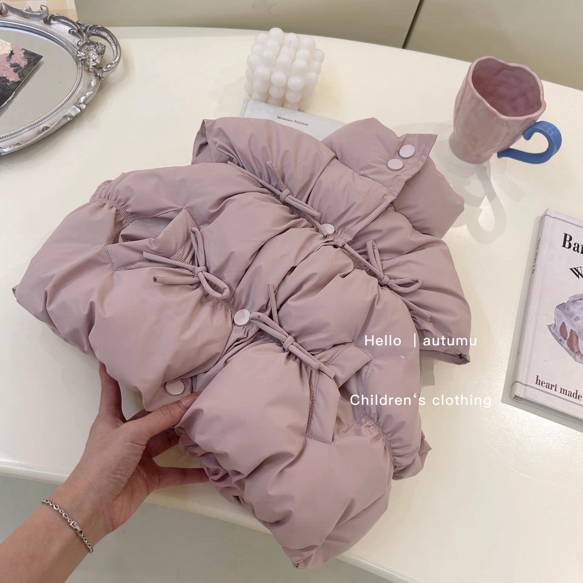 Limón salado Siete niñas Chaleco de estilo occidental de moda Ropa de otoño e invierno Chaleco acolchado Chaleco cálido para bebé Chaleco Invierno