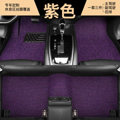 to Clean, Car Mats, Car Foot – Modelə uyğun ayaqaltı - next-gen-aviation-materialfull-set-for-5-seater-vehicles-wear-resistant-championpurple-black