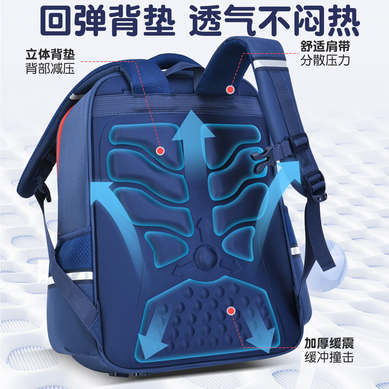 2025新款哪吒小学生书包1-3-6 年级减负护肩卡通可爱儿童书包|undefined