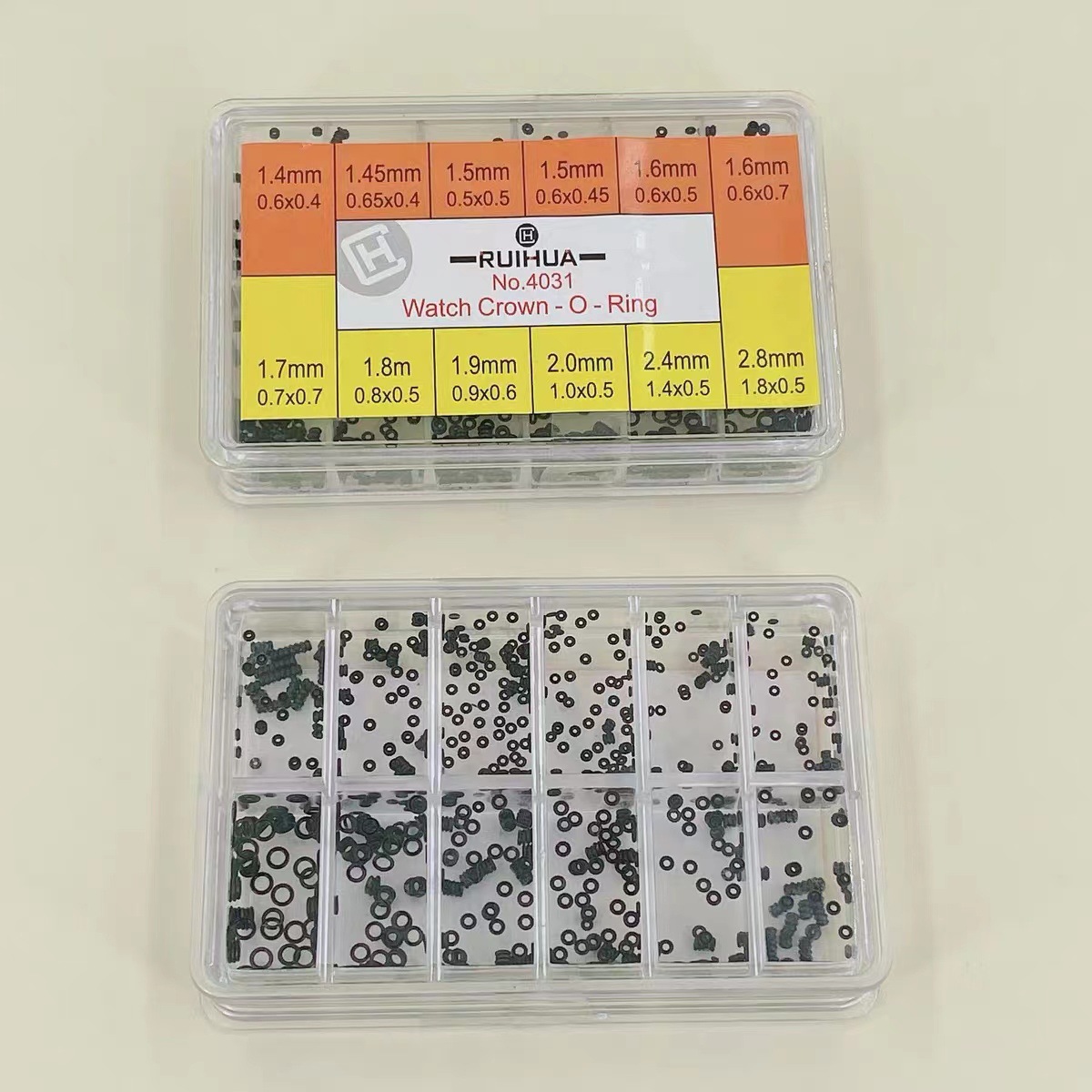 把头把的防水圈弹力密封圈 手表修表配件工具多尺寸 I令O令oring