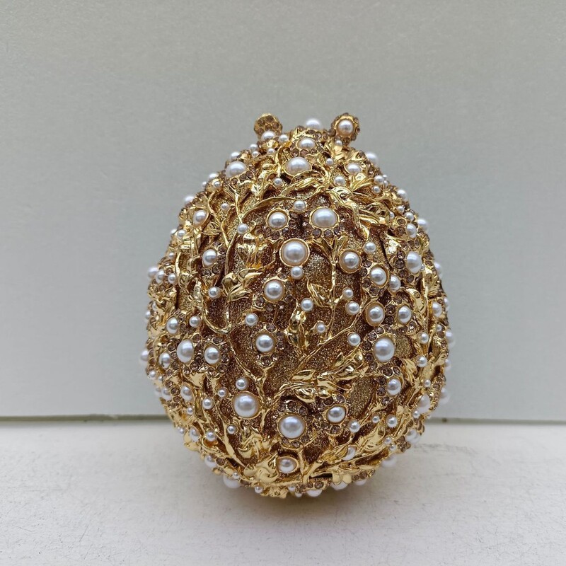 Xiyuan Beaded and Diamond-Encrusted Party Evening Bag Crystal Rhinestone Clutch Banquet Purse 2026 New Model Xiyuan Beaded and Diamond-Encrusted Party Evening Bag Crystal Rhinestone Clutch Banquet Purse 2026 New Model