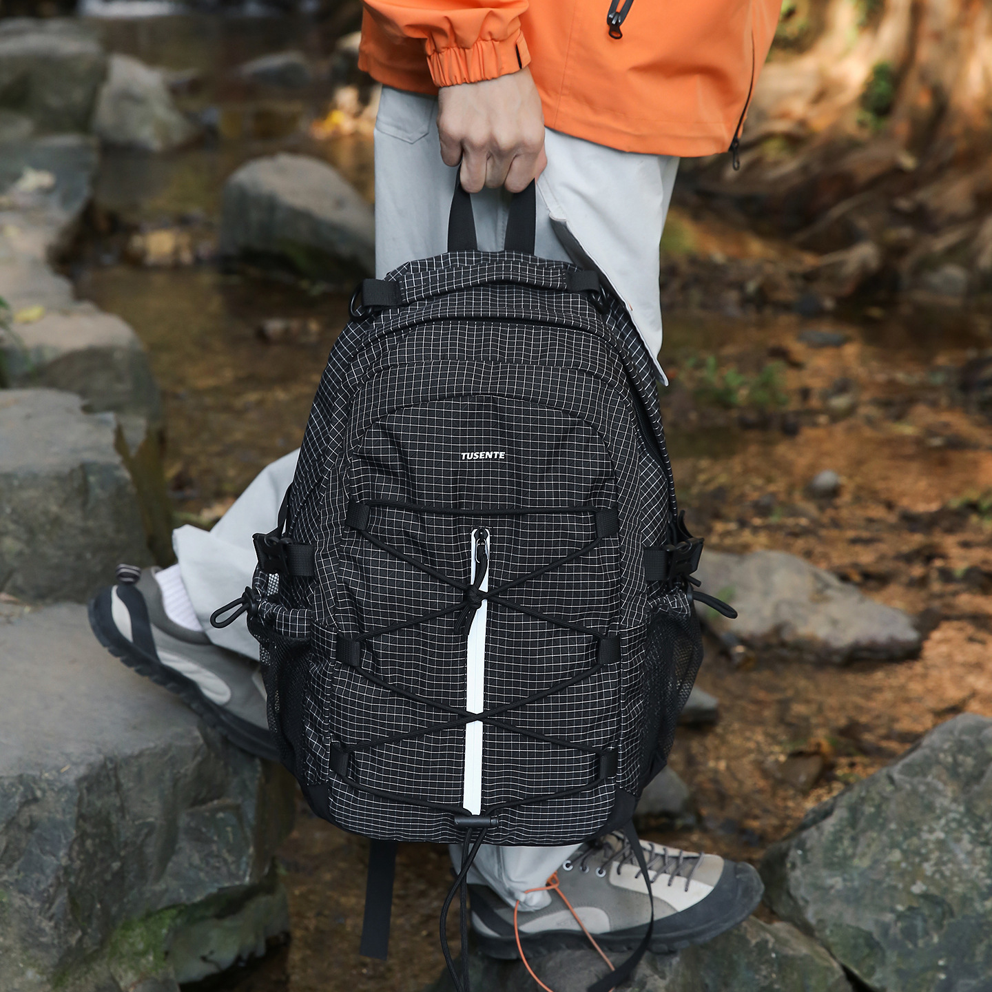 Outdoor Backpack, Large Capacity Hiking Sports Backpack, Mountaineering Bag, Boy's Commuter School Bag, Female College Student Computer Bag