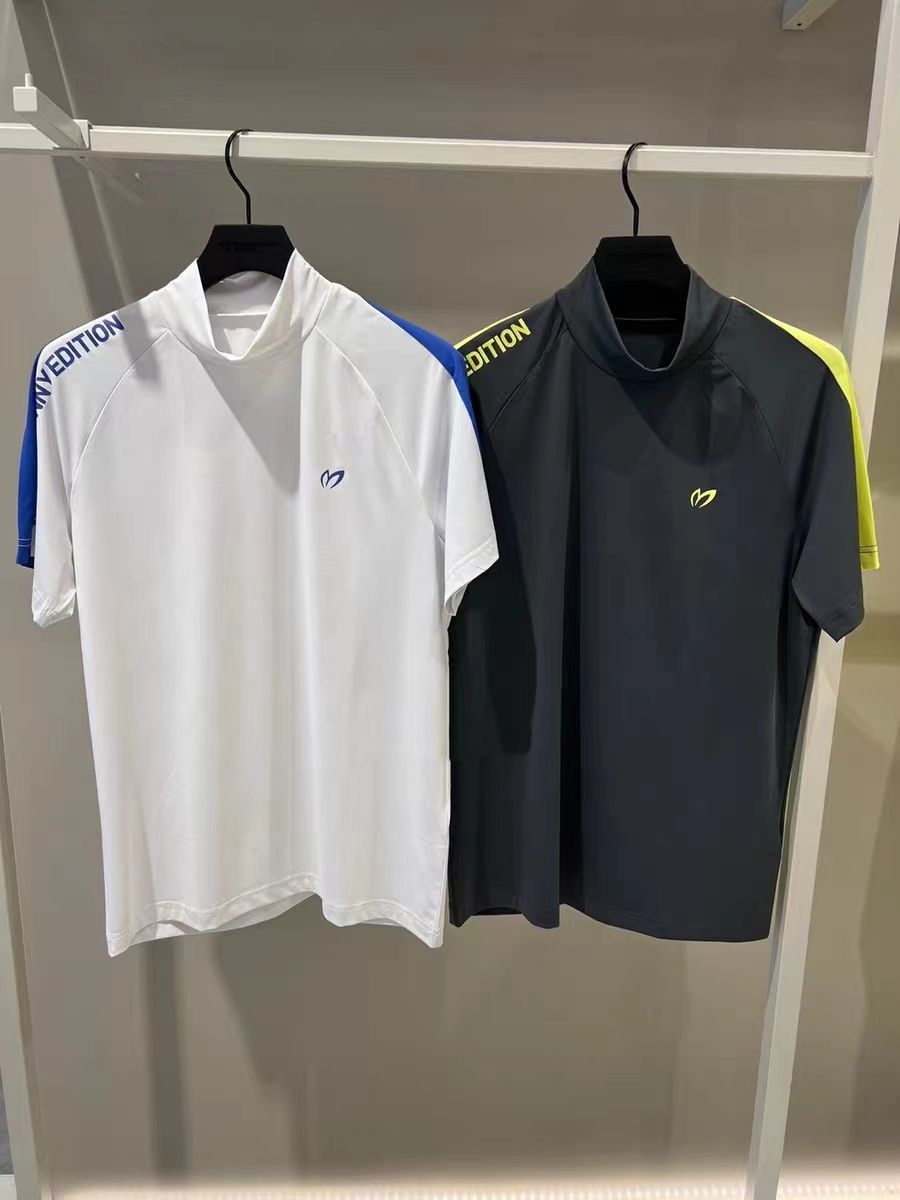 Summer New Golf Clothing Men's Short-Sleeved T-Shirt Polo Shirt Golf Golf Uniform Sports Quick-Drying Breathable Top