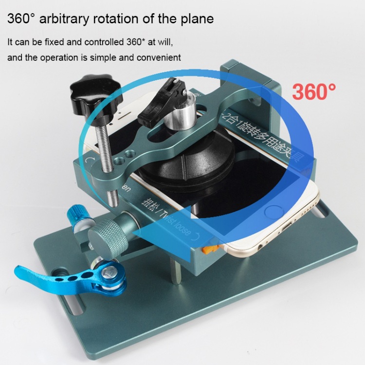 2 en 1 360 grados pantalla LCD cubierta trasera separador