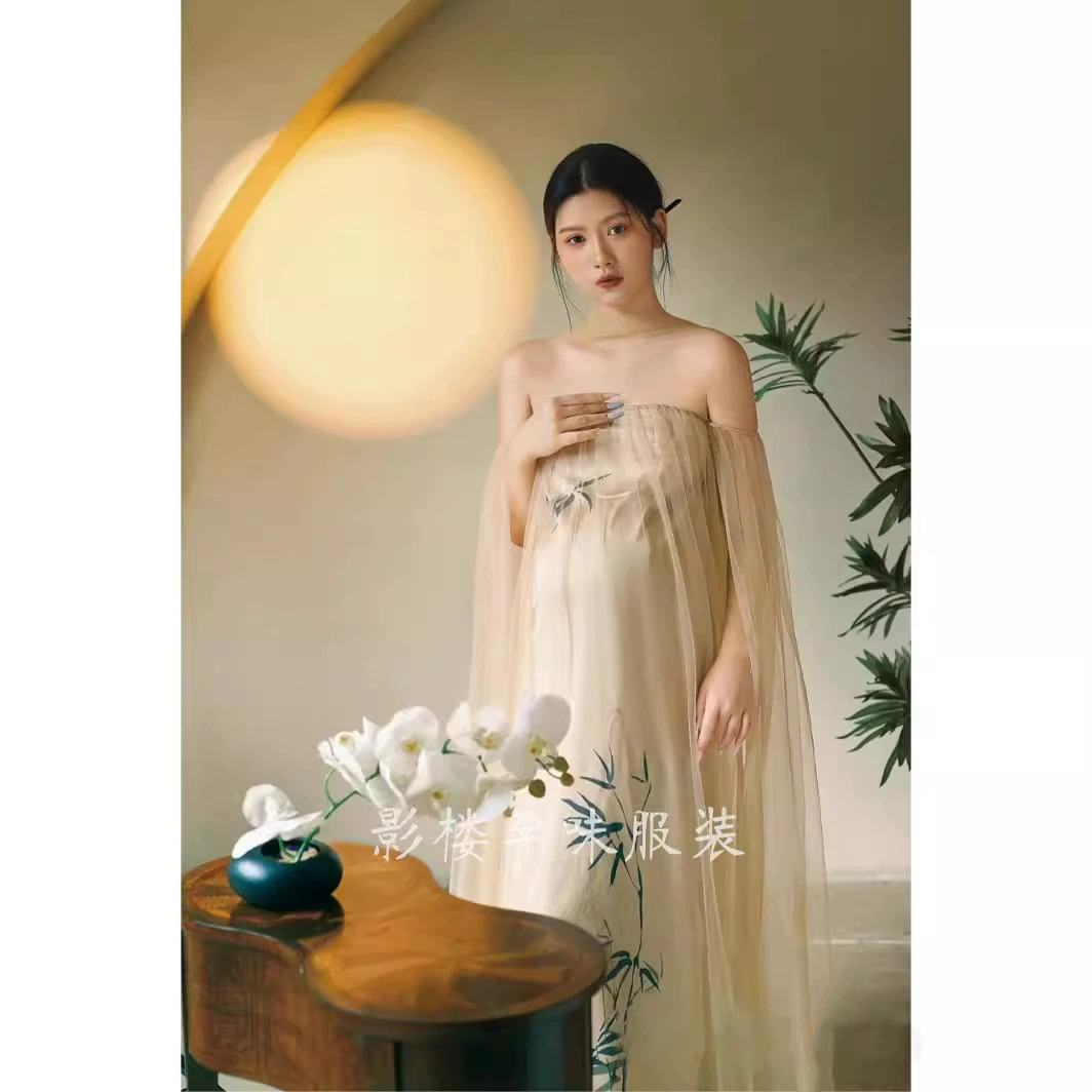 Lace evening dress for photo sessions for pregnant, skirt for mother and baby