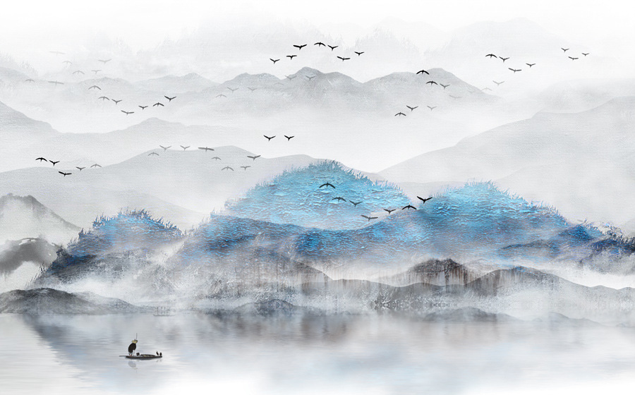 新中式水墨 山水