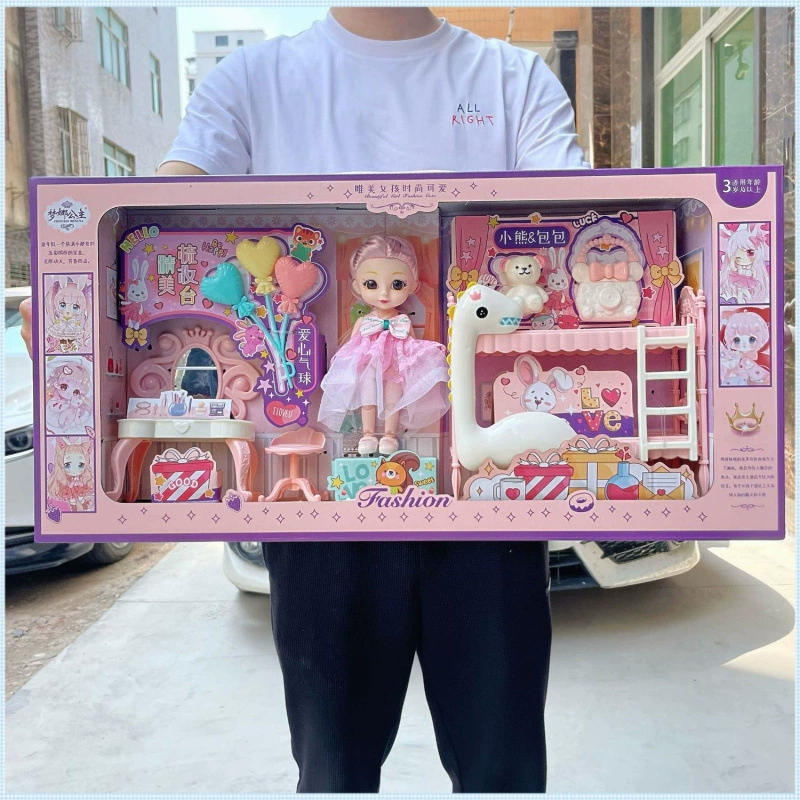 Детские игрушки маленькая принцесса, детские куклы, игрушки, игровой домик, платье для девочек, изысканный подарок, большая коробка, подарочная коробка