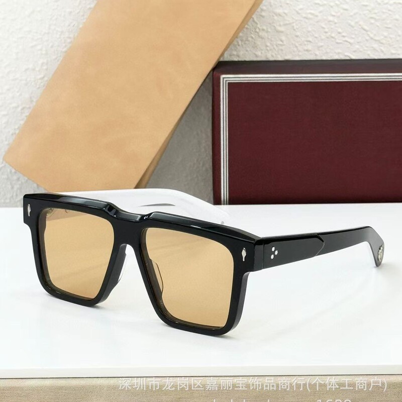 JACQ JMM New Square Racing Star Fashion Sunglasses European and American Fashion Sunglasses TRAMONTO
