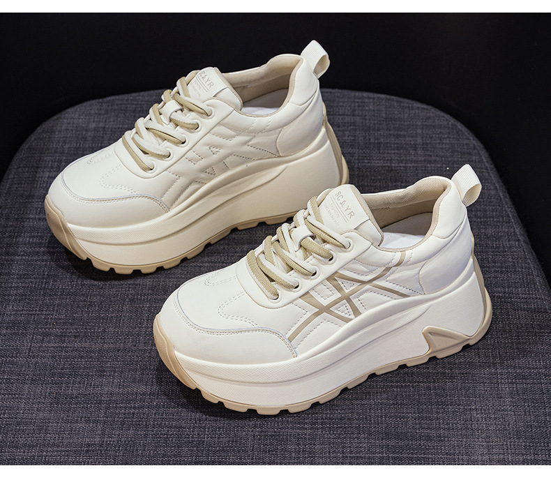 Giày sneaker nữ đế dày chunky phong cách bánh mì tăng chiều cao — M2971-1 màu mơ nhân nhung, M2971 Đỏ Một Lớp, M2971 Đen Một Lớp, M2971 màu mơ, một lớp lót chi tiết 35