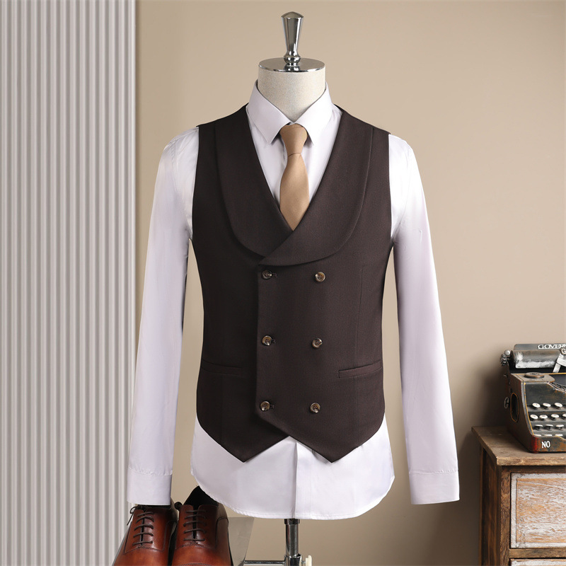 Moderner, zweireihiger Anzug mit Blazer und Hose | Business Casual, Hochzeit, Auftritt, formelle Kleidung für Herren_voghion.com